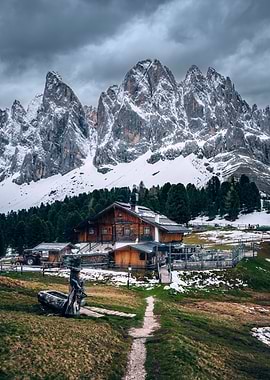 Alpine Cabin with Mountain View