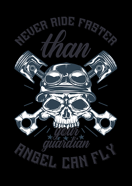 Motorcycle Skull Guardian