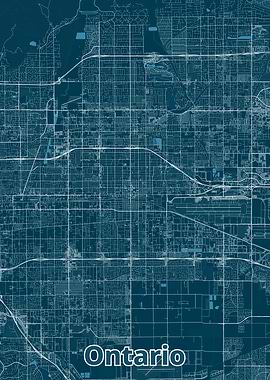 Ontario City Map