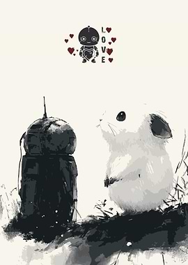 Robot and Mouse Love