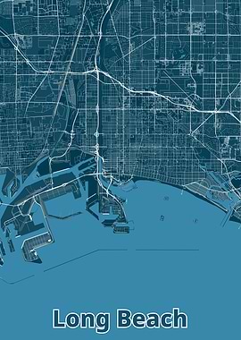 Long Beach City Map
