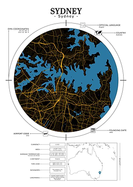 Sydney City Map