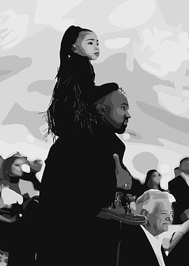 Kanye West and Daughter