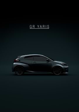 GR Yaris Side View