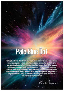 Pale Blue Dot - Earth from Space
