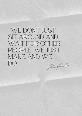 Take Action and Create - Inspirational Quote by Arlan Hamilton