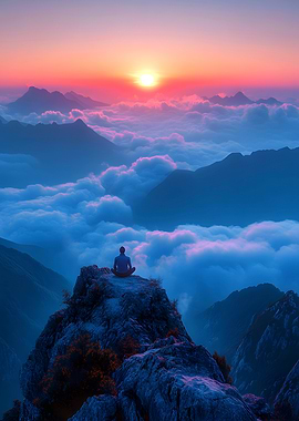 Sunset Mountain Meditation