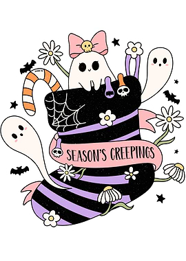 Halloween Ghost Sock