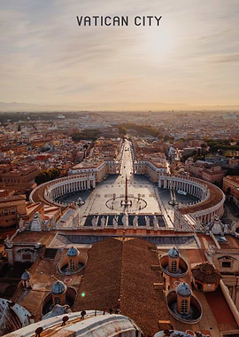 Vatican City Aerial View
