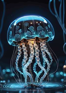 Jellyfish in Ocean