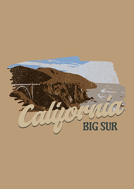Big Sur California Vintage