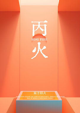 Bing Fire Minimalist Poste