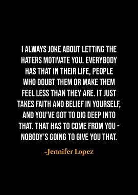 Jennifer Lopez Quote