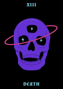 Death Tarot Skull