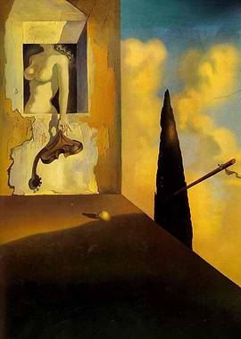 Salvador Dali surrealist painting