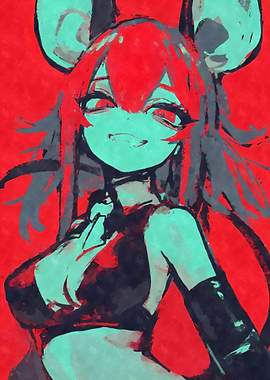 Aesthetic Anime Mouse Rat Girl