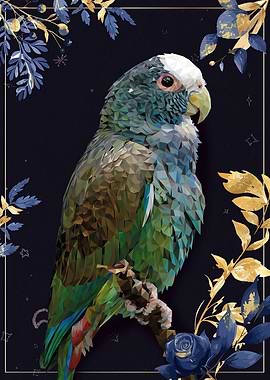 White-crowned parrot