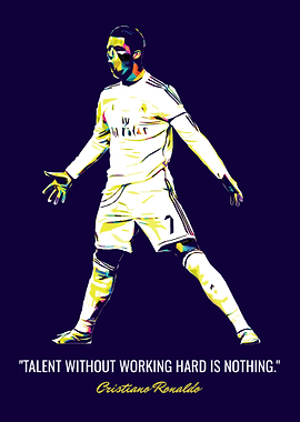 Cristiano Ronaldo Pop Art