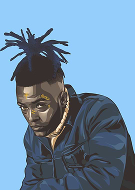 Gekyume Man with Blue Dreads