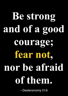 Deuteronomy 31:6 Quote