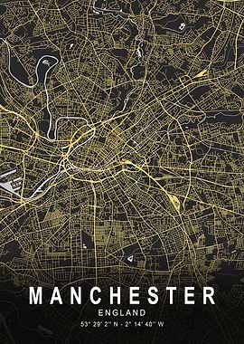 Manchester Silver Map