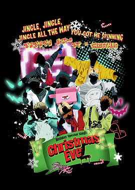 Stray Kids Christmas Evel Poster