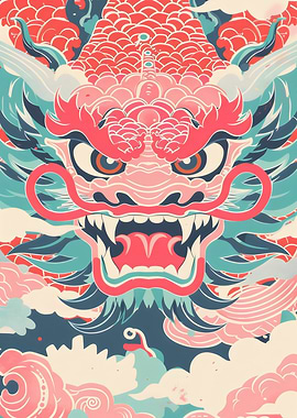 Dragon Head Illustration