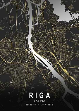Riga Silver Map
