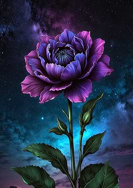 Cosmic Flower Bloom