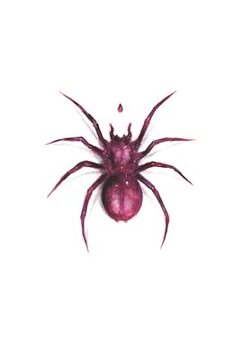 Doja Cat Scarlet Purple Spider Watercolor