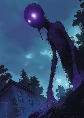 Silhouetted Monster
