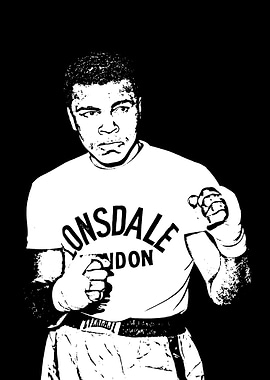 Muhammad Ali Boxing Portrait