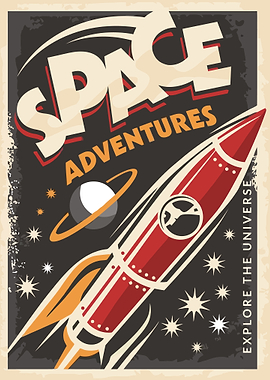 Space Adventures Poster