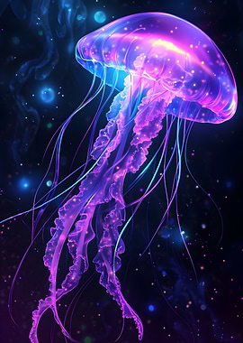 Neon Jellyfish