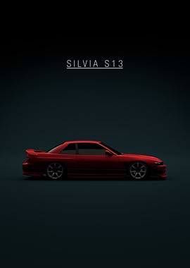 Nissan Silvia S13 G-Corporation - Red