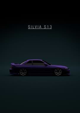 Nissan Silvia S13 G-Corporation 1988 - Purple
