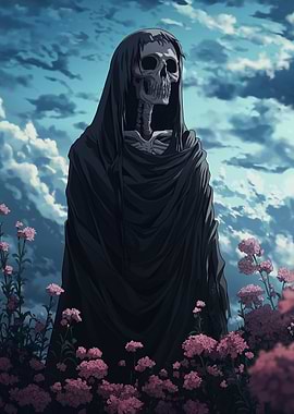 Skeleton in Black Robe