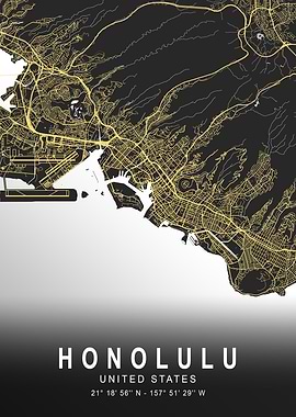 Honolulu Silver Map