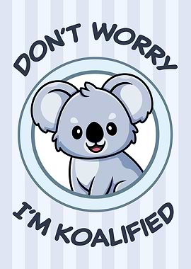 Koala Pun Poster