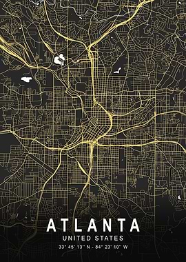 Atlanta Silver Map