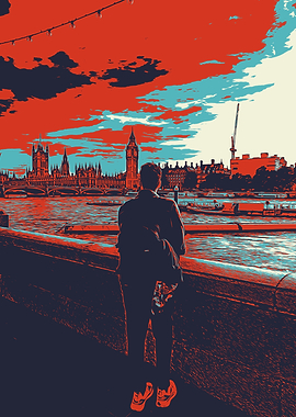 London Skyline Silhouette