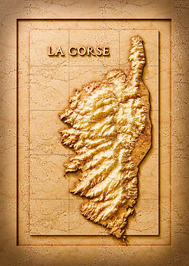 Corsica Island Map