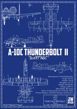 A-10C Thunderbolt II Blueprint