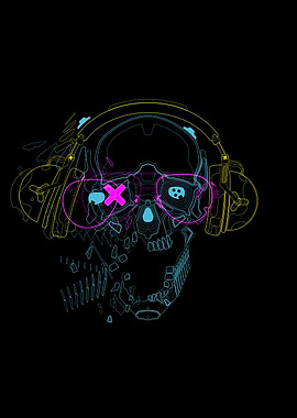Cyberpunk Skull 1.0