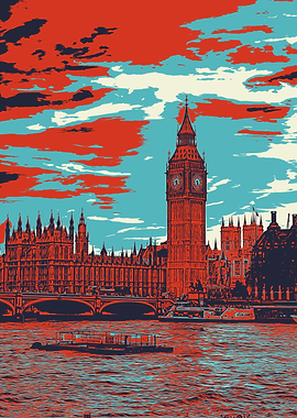 Big Ben & Houses of Parliament