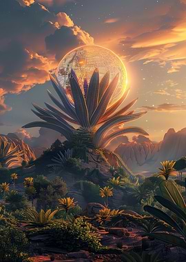 Alien Planet Sunset