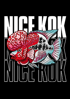 Nice Kok Funny Flowerhorn Fish Keeper