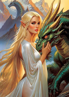 Elf and Dragon
