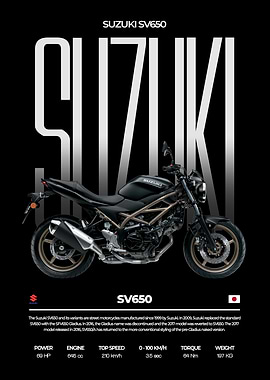 Suzuki SV650 Motorcycle