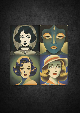 Four Women Portraits